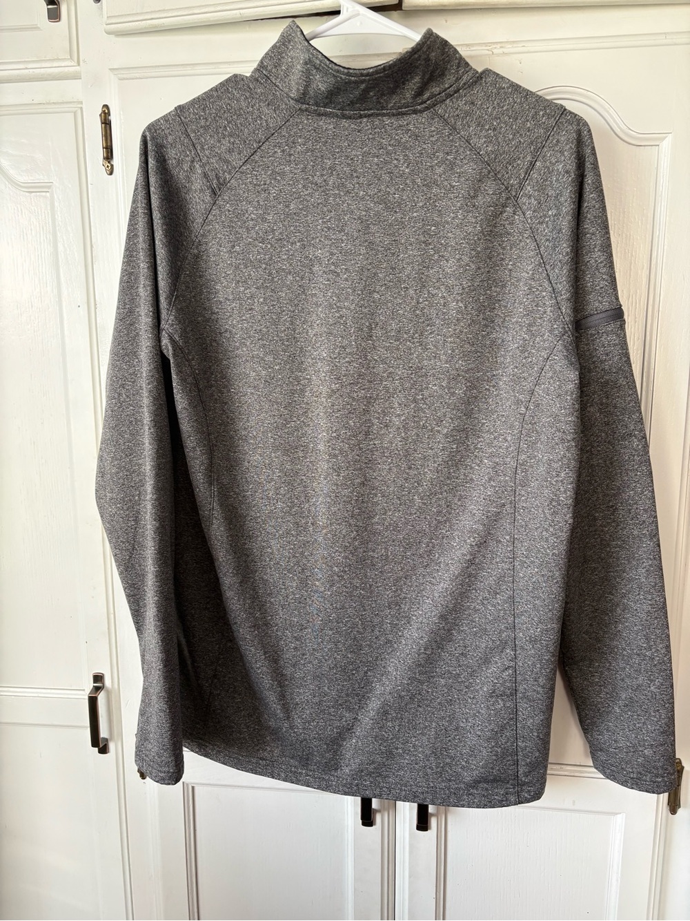 UNRL Men's Heather Gray Quarter-Zip Performance Pullover - Picture 6 of 8